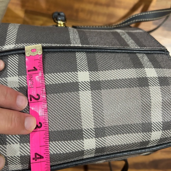 Dooney & Bourke Gray Plaid Shoulder Bag - Picture 6 of 7